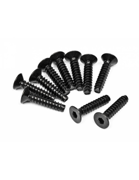 TP. FLAT HEAD SCREW M4x18mm (HEX SOCKET/10pcs)