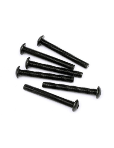 BUTTON HEAD SCREW M5x40mm (HEX SOCKET/6pcs)