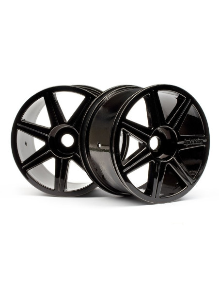 7 Spoke Black Chrome Trophy Truggy Wheel
