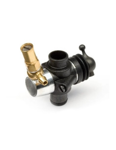 Slide carburetor with two...