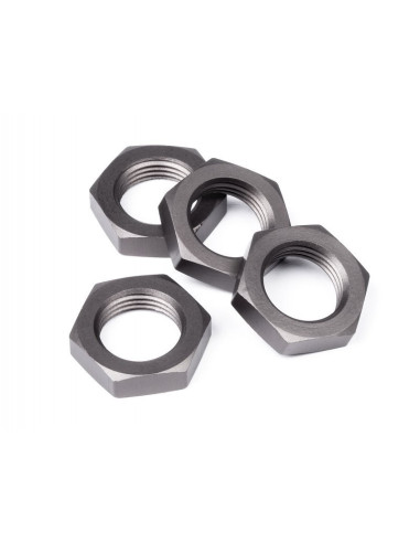 Wheel Nut 17mm Gun Metal (4 pcs)