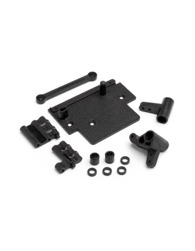 ESC PLATE AND STEERING BELLCRANK