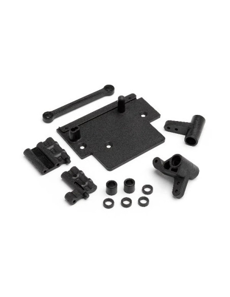 ESC PLATE AND STEERING BELLCRANK