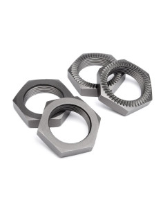 WHEEL NUT 24mm (GUNMETAL/4pcs)