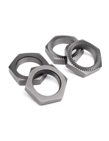 WHEEL NUT 24mm (GUNMETAL/4pcs)