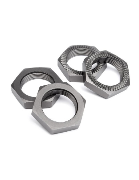 WHEEL NUT 24mm (GUNMETAL/4pcs)