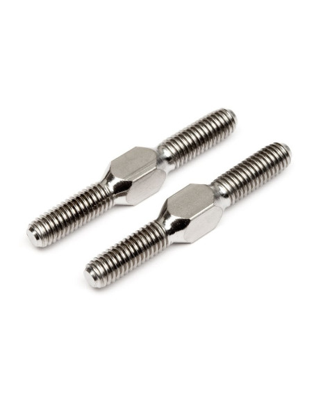 TITANIUM TURNBUCKLE M3X24MM (2PCS)