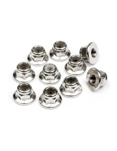 FLANGED LOCK NUT M3 (10pcs)