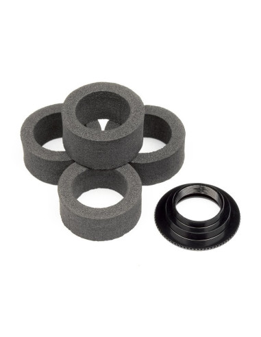 SERVO SAVER FOAM (4pcs) WITH ADJUST NUT