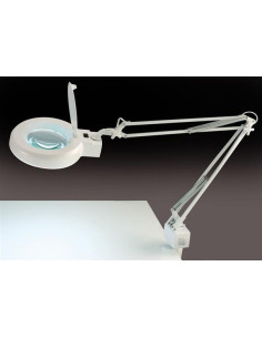Lupa flexo con luz.