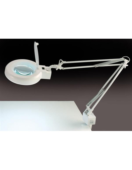 Lupa flexo con luz.