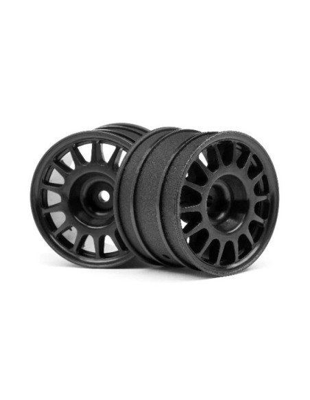 WR8 RALLY OFFROAD WHEEL BLACK (48x33mm/2pcs)