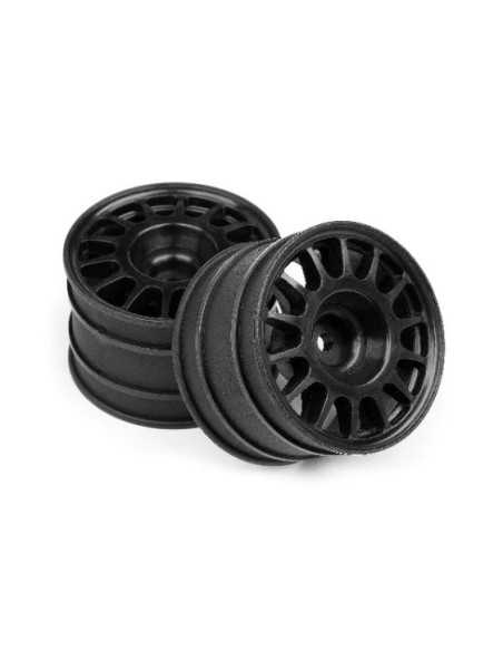 WR8 RALLY OFFROAD WHEEL BLACK (48x33mm/2pcs)