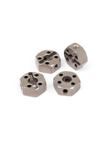 ALUMINUM LOCKING HEX WHEEL HUB (12mm/4pcs)