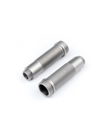 ALUMINUM SHOCK BODY SET (GUNMETAL/2pcs)