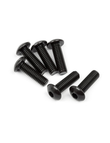 BUTTON HEAD SCREW M5X16MM (HEX SOCKET/6PCS)
