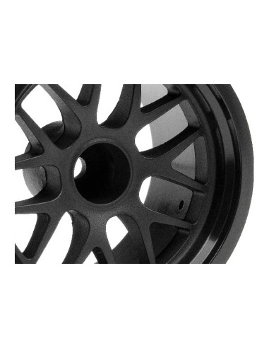 BBS SPOKE WHEEL 48x34mm BLACK (14mm OFFSET/2pcs)
