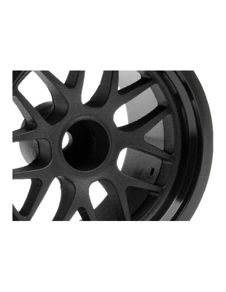 BBS SPOKE WHEEL 48x34mm BLACK (14mm OFFSET/2pcs)