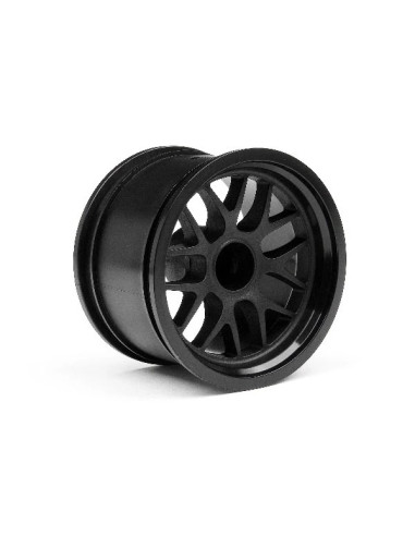 BBS SPOKE WHEEL 48x34mm BLACK (14mm OFFSET/2pcs)