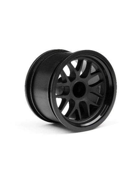 BBS SPOKE WHEEL 48x34mm BLACK (14mm OFFSET/2pcs)