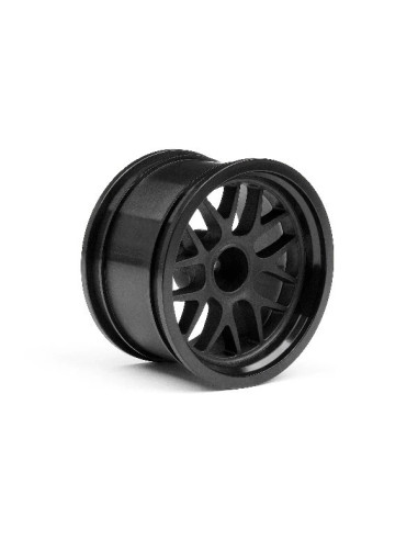 BBS SPOKE WHEEL 48x31mm BLACK (9mm OFFSET/2pcs)
