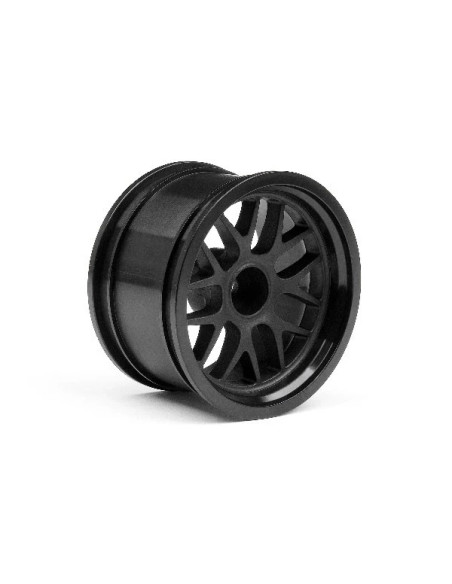 BBS SPOKE WHEEL 48x31mm BLACK (9mm OFFSET/2pcs)