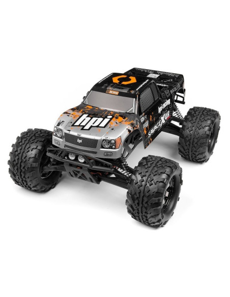NITRO GT-3 TRUCK PAINTED BODY (SILVER/BLACK)