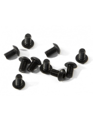 BUTTON HEAD SCREW M3X5MM (HEX SOCKET/10 PCS)