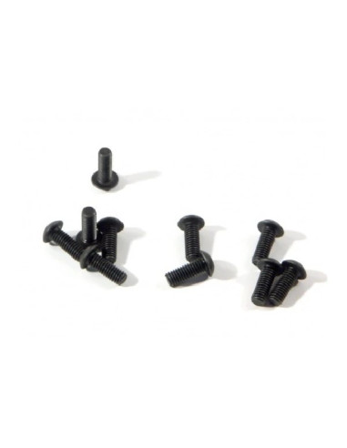 BUTTON HEAD SCREW M3x8mm (HEX SOCKET/10pcs)