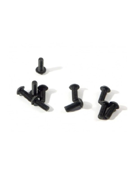 BUTTON HEAD SCREW M3x8mm (HEX SOCKET/10pcs)