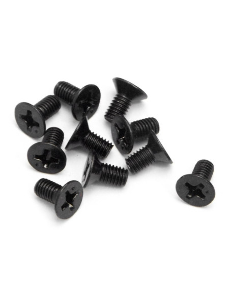 FLAT HEAD SCREW M3X6MM (10PCS)