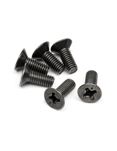 FLAT HEAD SCREW M3 x 8mm (6 pcs)