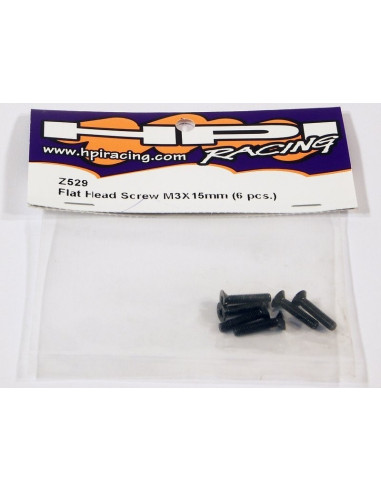 Flat Head Screw M3x15mm