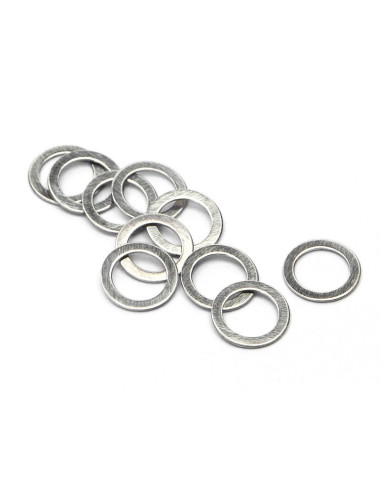 WASHER 4 x 6 x 0.3mm (SILVER)