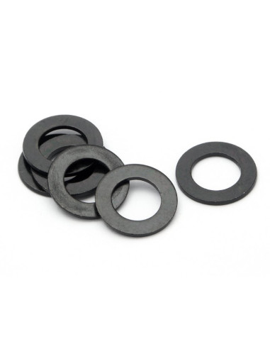 WASHER 7 X 12 X 0.8MM (6PCS/BLACK)