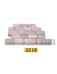 2218 - Piedra muro jaspeada...