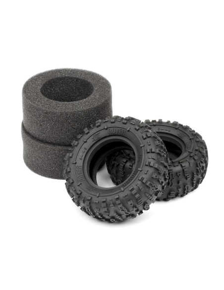 HB Rover Tyre 1.9 (Red/Rock Crawler/2pcs) - Classe 0