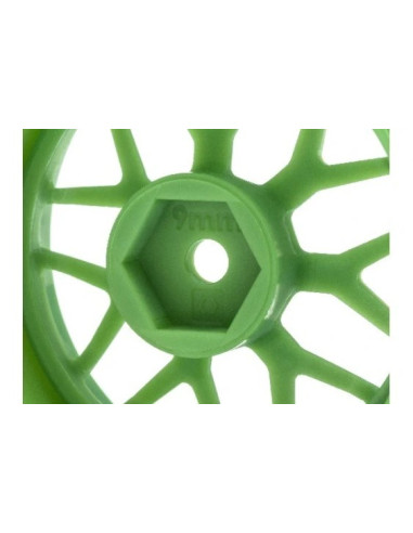 TECH 7 WHEEL GREEN 52X26X+9MM OFFSET (2PCS)