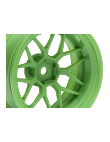 TECH 7 WHEEL GREEN 52X26X+9MM OFFSET (2PCS)