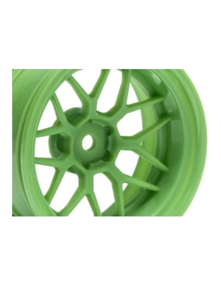 TECH 7 WHEEL GREEN 52X26X+9MM OFFSET (2PCS)