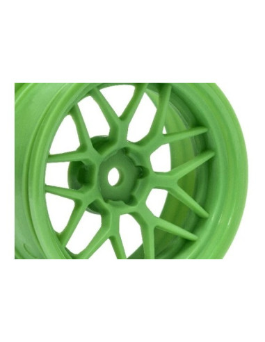 TECH 7 WHEEL GREEN 52X26X+6MM OFFSET (2PCS)