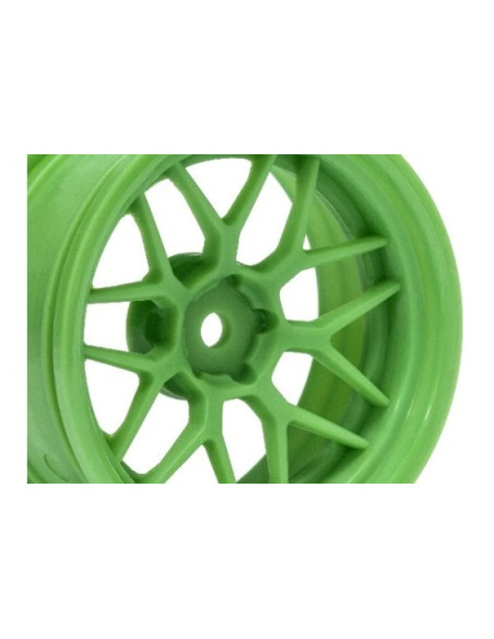 TECH 7 WHEEL GREEN 52X26X+6MM OFFSET (2PCS)