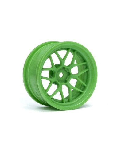 TECH 7 WHEEL GREEN 52X26X+6MM OFFSET (2PCS)