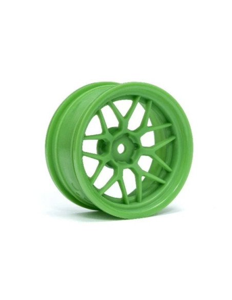 TECH 7 WHEEL GREEN 52X26X+6MM OFFSET (2PCS)