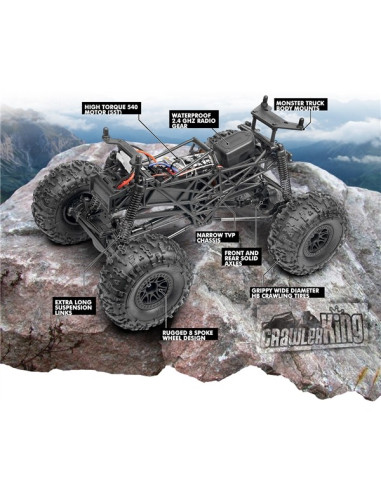 CRAWLER KING RTR WITH FORD RAPTOR BODY