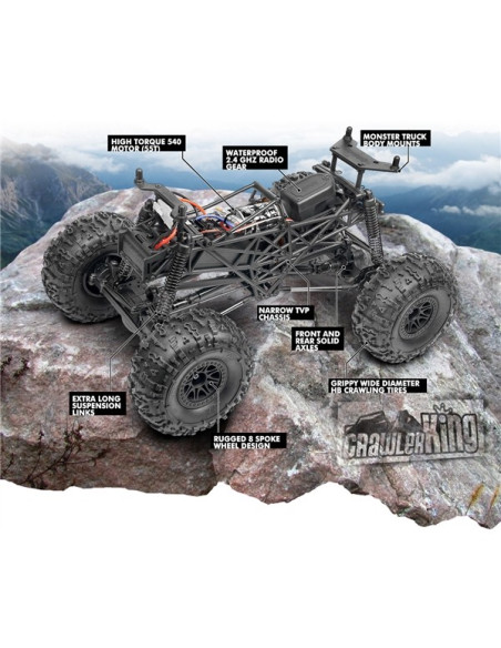 CRAWLER KING RTR WITH FORD RAPTOR BODY