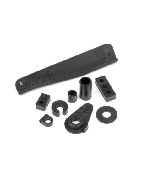 THROTTLE SERVO SAVER/SPACER MOUNT SET