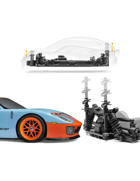 RS4 SPORT 3 FLUX FORD GT HERITAGE EDITION 4WD 1/10  2.4GHZ