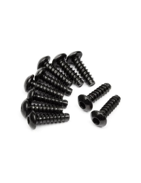 TP. BUTTON HEAD SCREW M3x10mm (HEX SOCKET/10pcs)