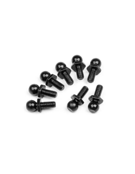 LOW PROFILE BALL STUD 4.8X12MM (8PCS)